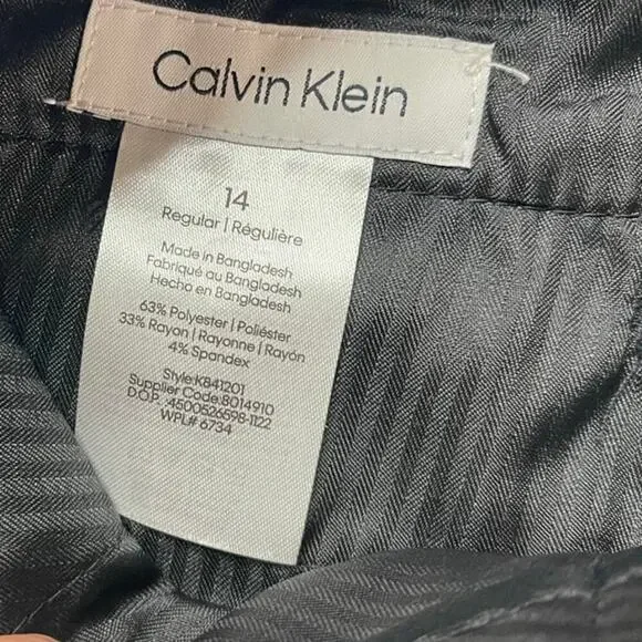 Calvin Klein Dressy Pants Size 14 Regular - Picture 4 of 9